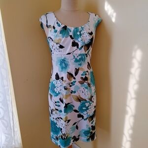Connected Apparel floral‎ print dress size 6
